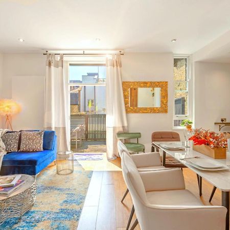 ロンドンDesigner Victorian Flat With Huge Terraceアパートメント エクステリア 写真