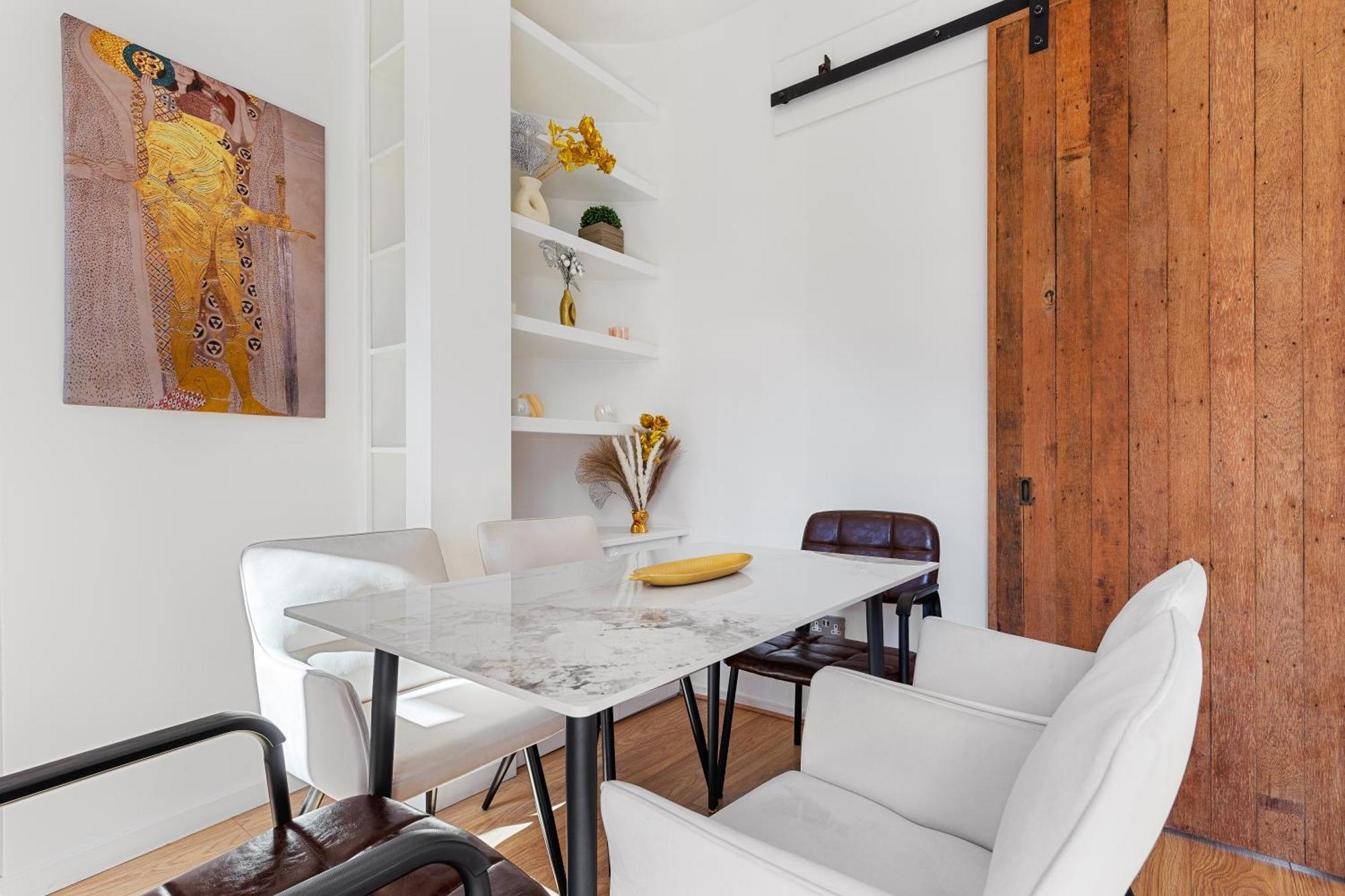 ロンドンDesigner Victorian Flat With Huge Terraceアパートメント エクステリア 写真