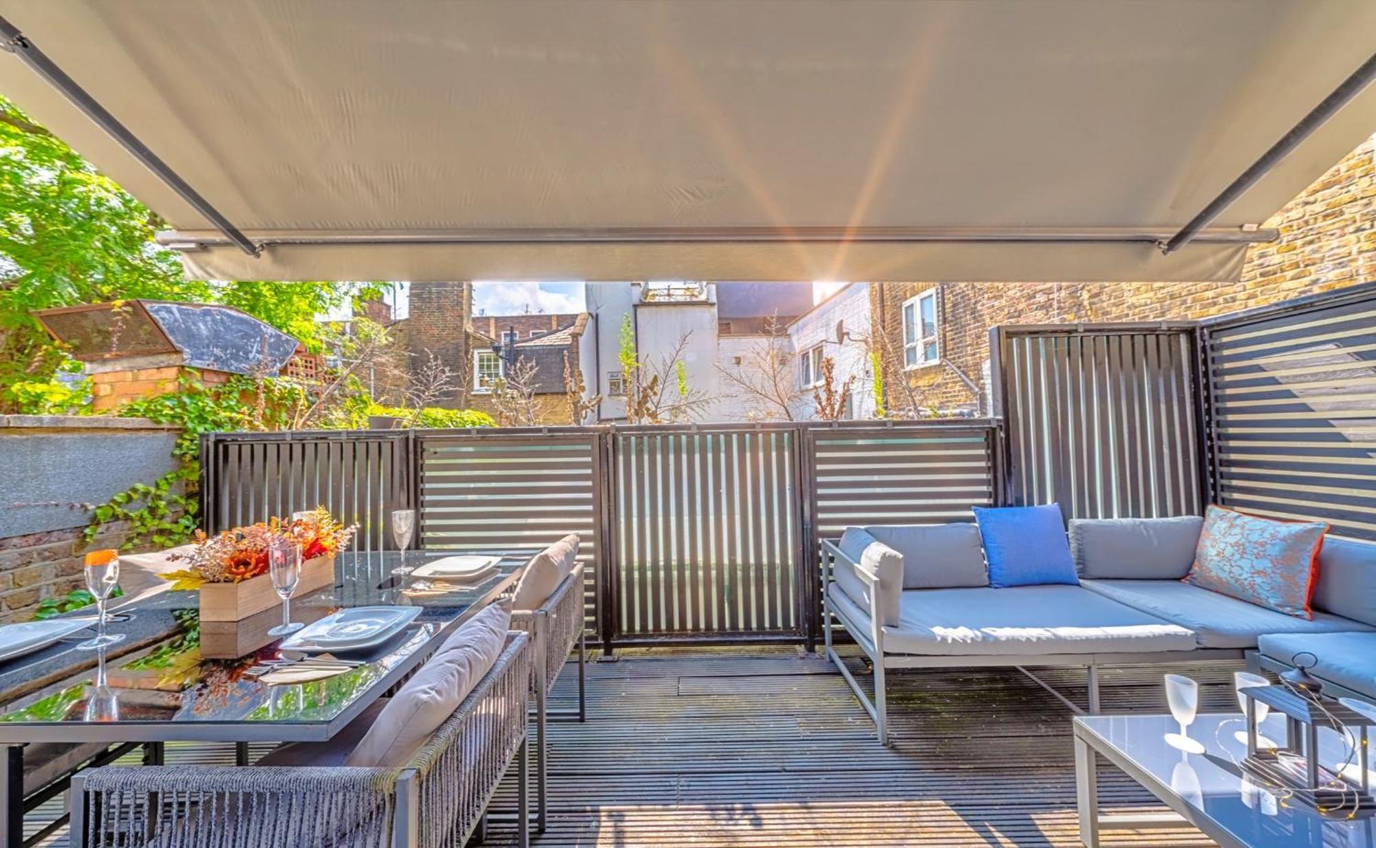 ロンドンDesigner Victorian Flat With Huge Terraceアパートメント エクステリア 写真