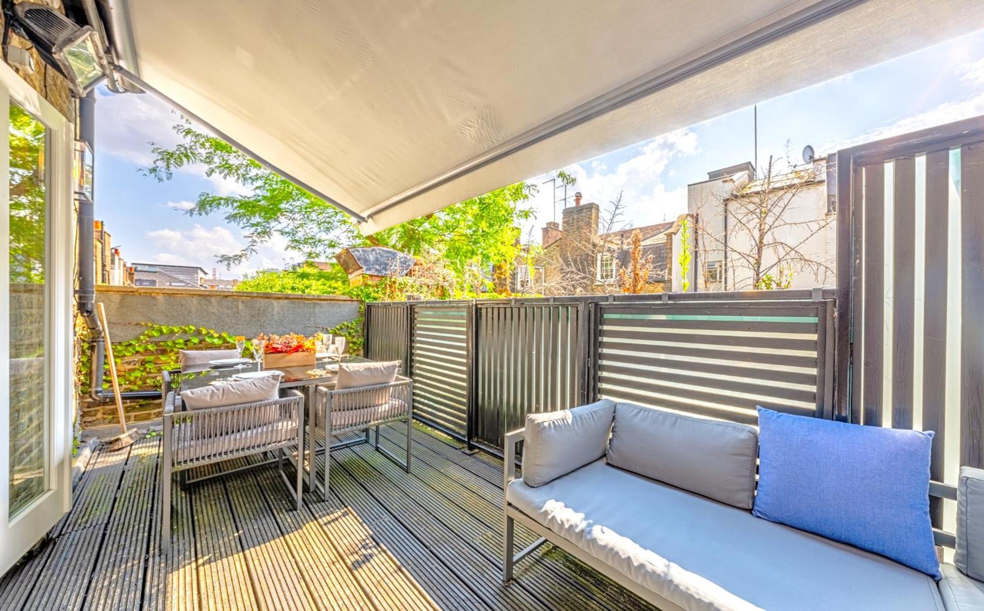 ロンドンDesigner Victorian Flat With Huge Terraceアパートメント エクステリア 写真